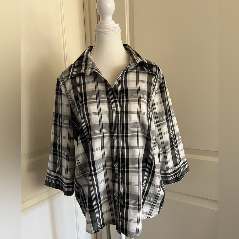 Blair Monochrome Plaid Shirt